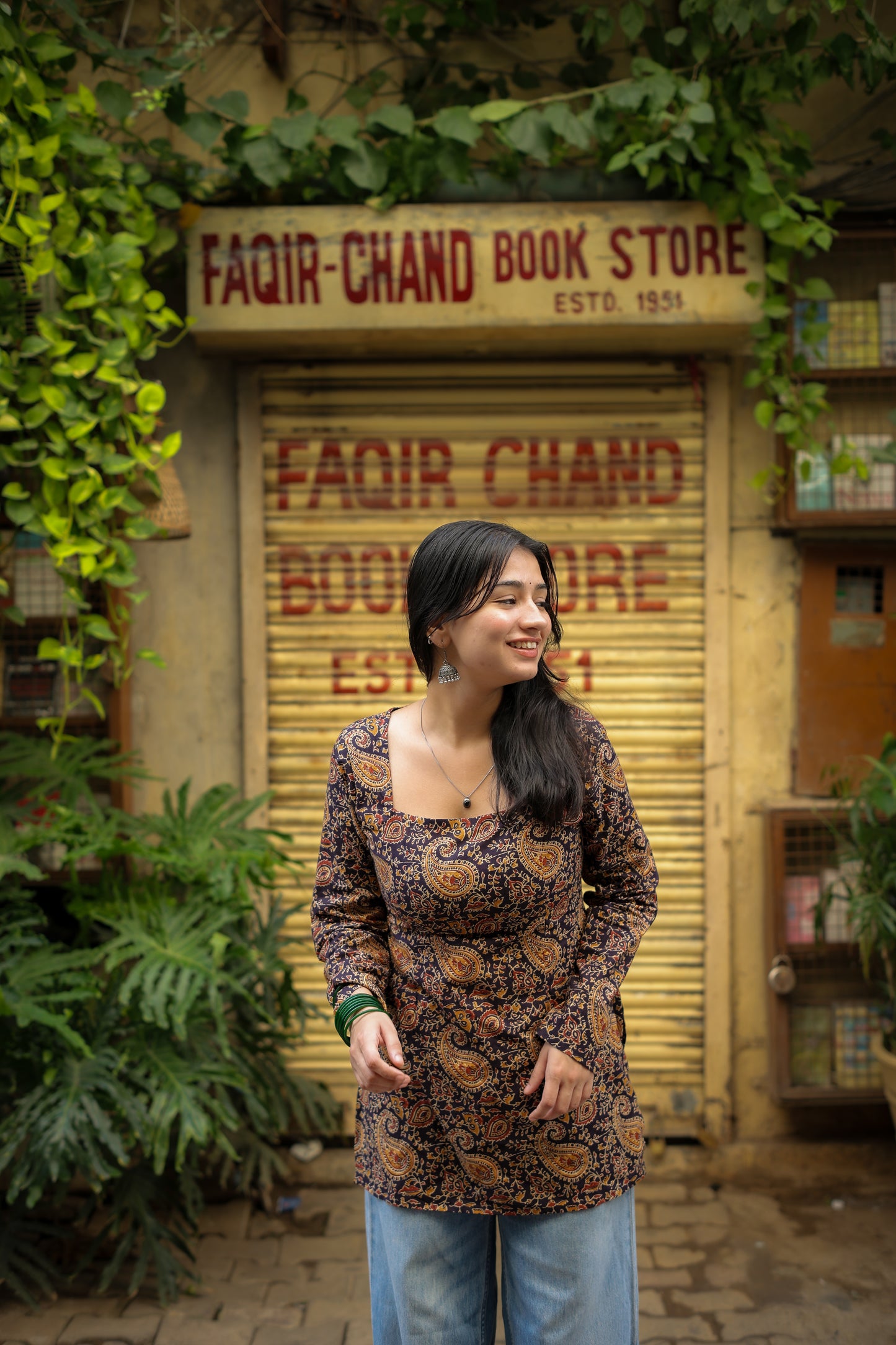 Mastani Handblock Short Kurti