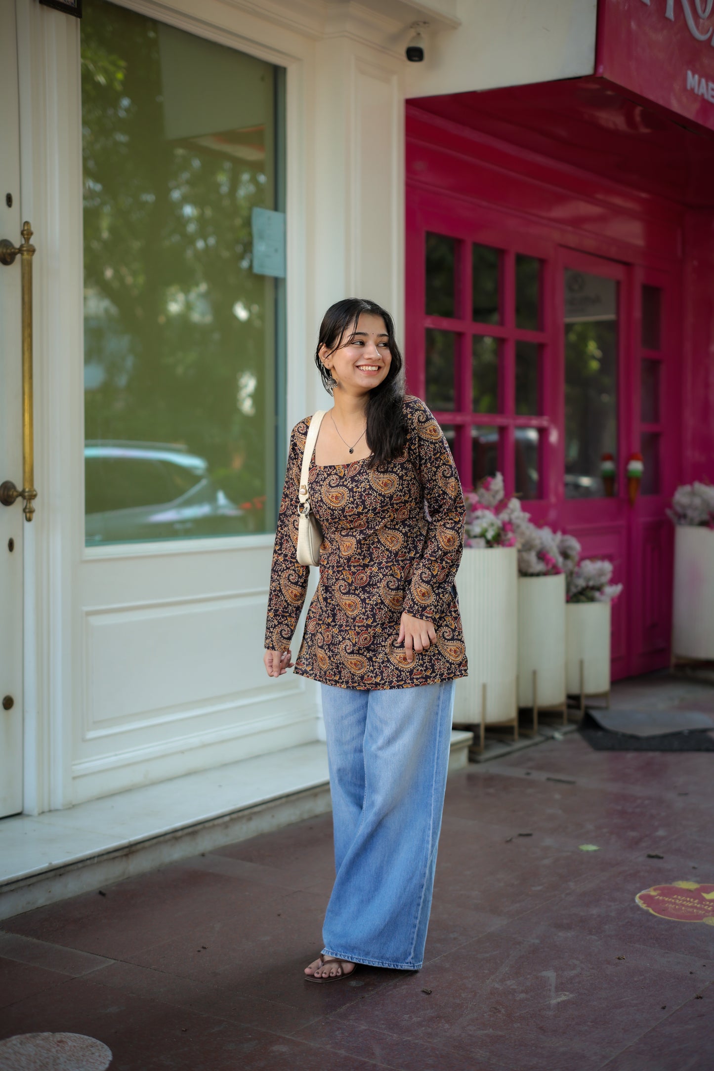 Mastani Handblock Short Kurti