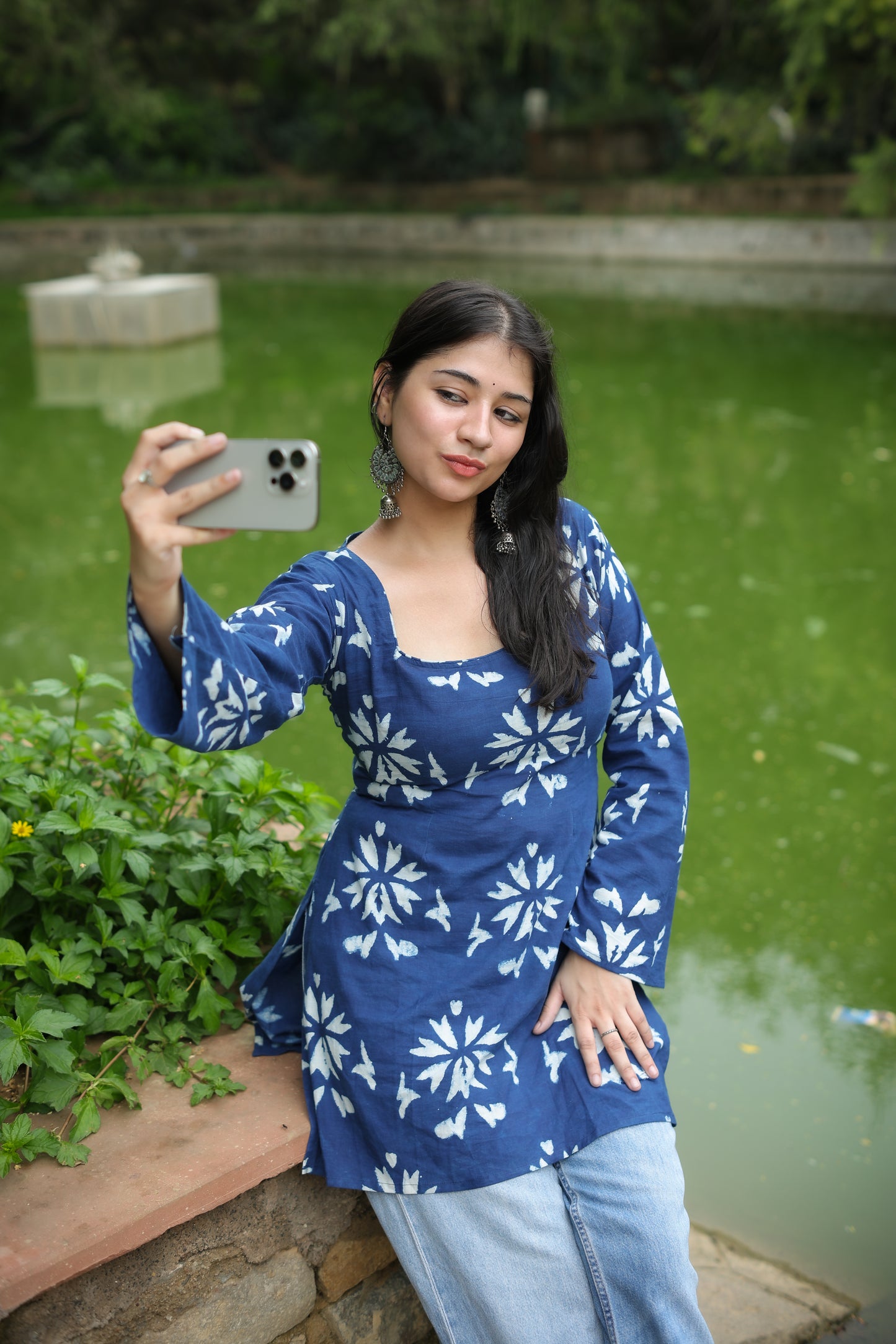 Geet Indigo Short Kurti