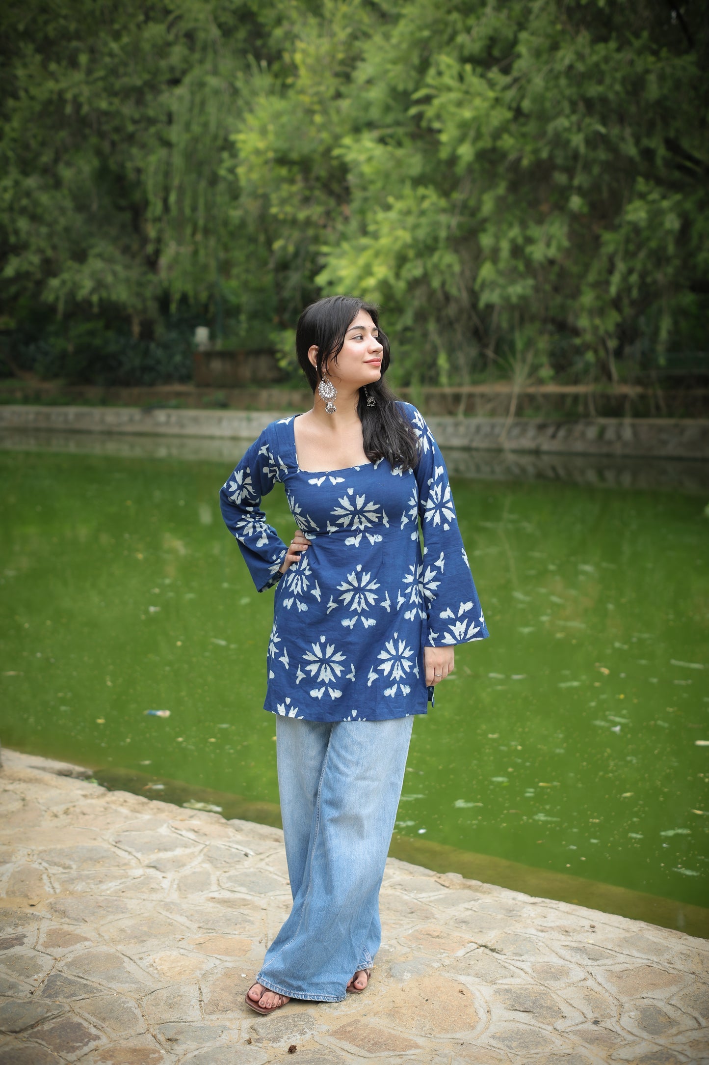 Geet Indigo Short Kurti