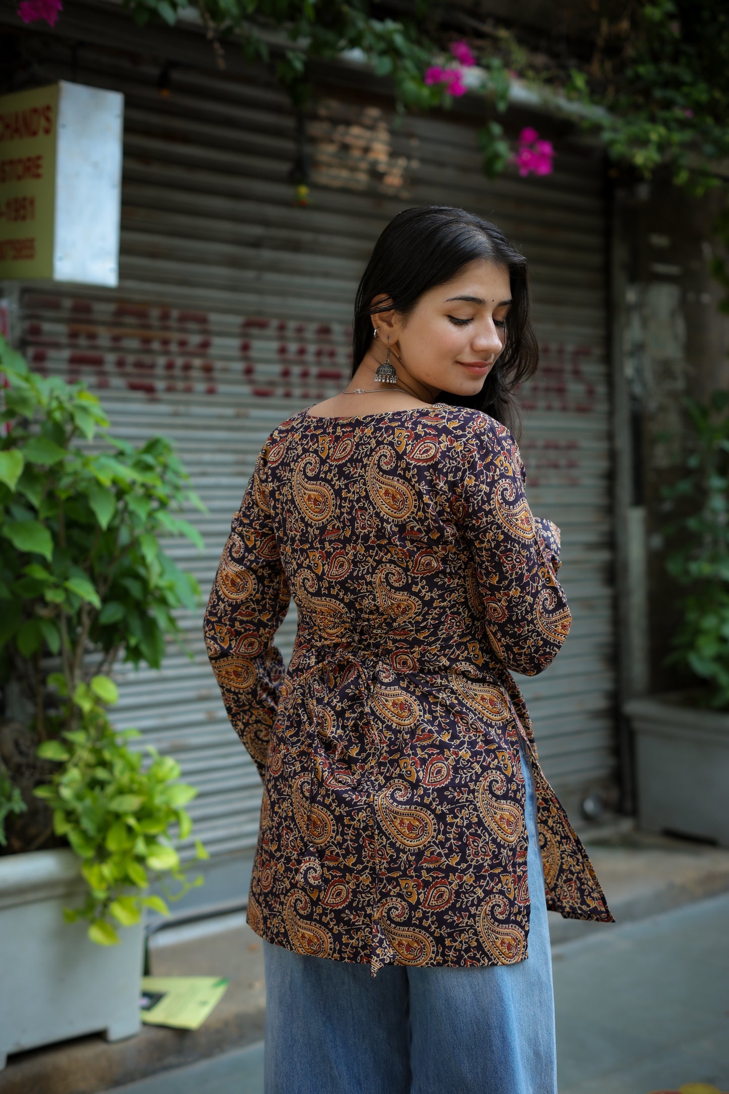 Mastani Handblock Short Kurti