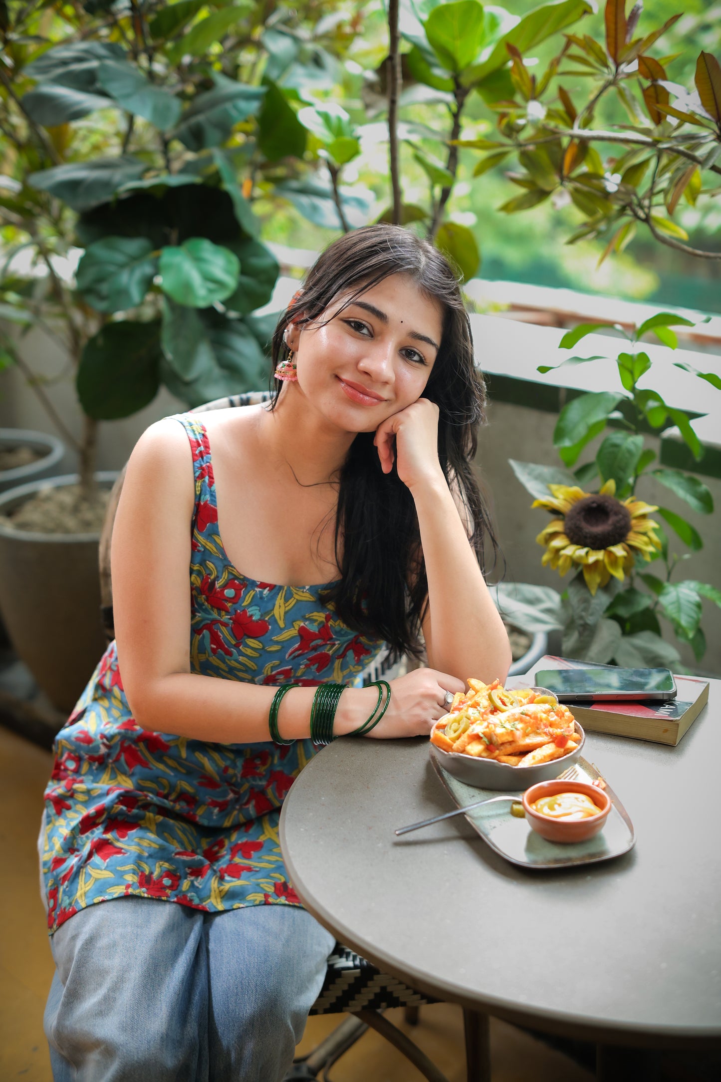 Taashi Short Kurti Hand Block