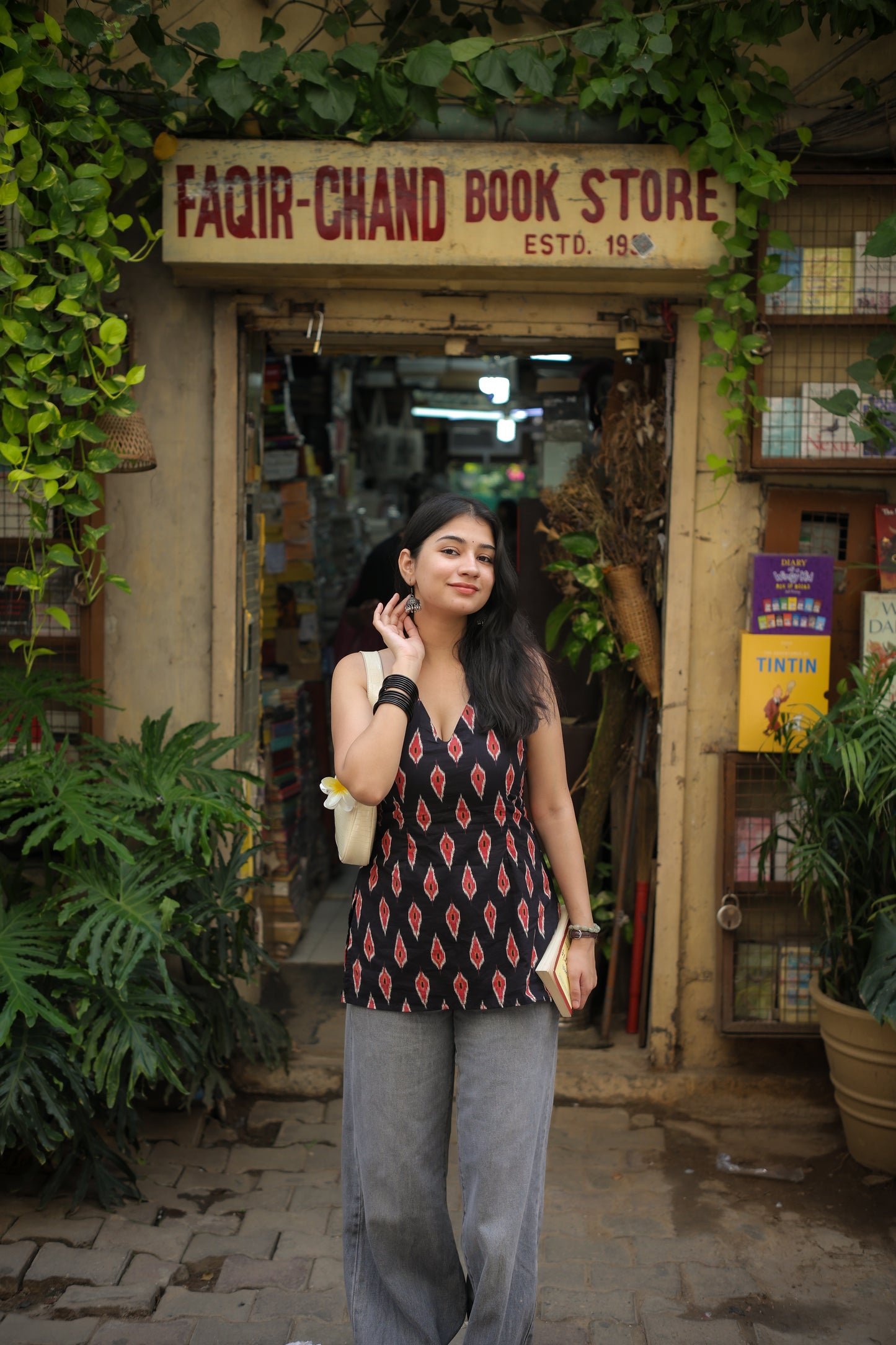 Sahiba Handblock Short Kurti