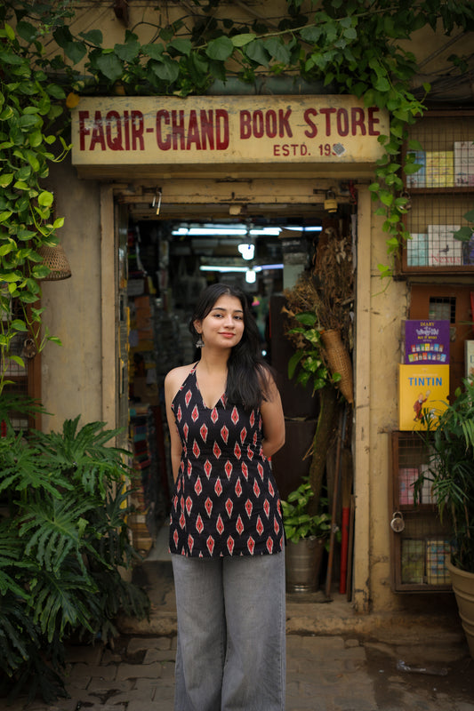 Sahiba Handblock Short Kurti